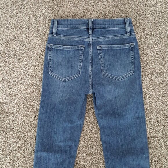 NWOT FRAME Le High Straight Leg Long in Daphne Blue 25 SUPER STRETCH - Picture 8 of 16